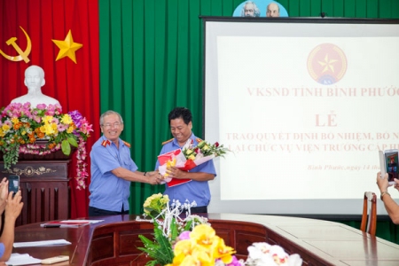 Bổ nhiệm chức danh Viện trưởng cấp huyện