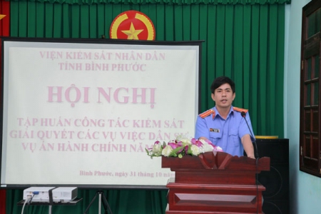 Hội nghị về công tác kiểm sát án dân sự