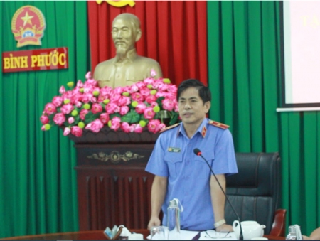 Đ/c Viện trưởng phát biểu chỉ đạo HN