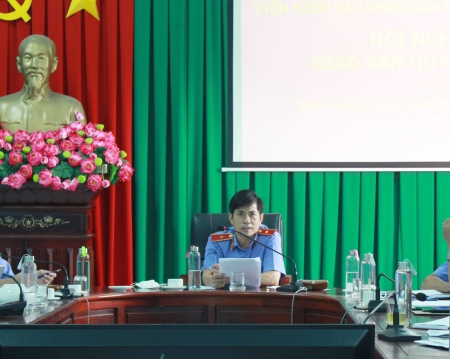 Đ/c Viện trưởng phát biểu chỉ đạo HN