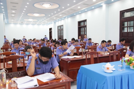 Viện kiểm sát nhân dân tỉnh Bình Phước tổ chức cuộc thi nghiệp vụ: “Cuộc thi xây dựng bản phát biểu của Kiểm sát viên tại phiên tòa sơ thẩm giải quyết vụ án dân sự”