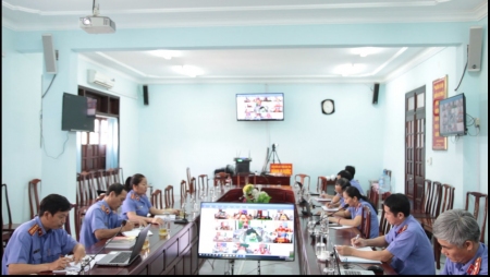 Viện KSND tỉnh Bình Phước tổ chức Hội nghị triển khai chuyên đề và tập huấn công tác kiểm sát tạm giữ, tạm giam và thi hành án hình sự (THAHS)