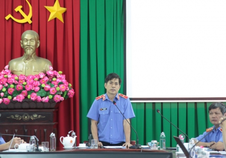 Đ/c Viện trưởng phát biểu chỉ đạo HN