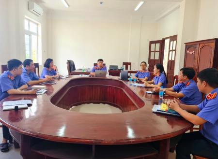 Viện kiểm sát nhân dân thị xã Bình Long tổ chức Hội nghị triển khai công tác kiểm sát năm 2023