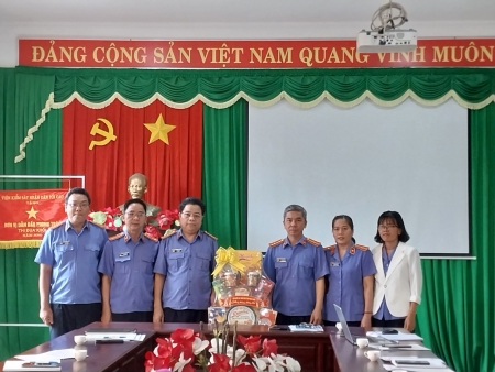 Viện kiểm sát nhân dân huyện Hớn Quản tổ chức hội nghị tổng kết công tác năm 2022, triển khai nhiệm vụ công tác năm 2023