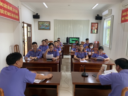 Viện Kiểm sát nhân dân huyện Bù Đăng tổ chức hội nghị cán bộ, công chức và người lao động năm 2022