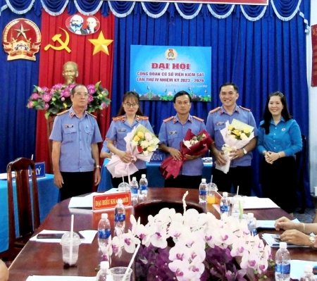 Công đoàn cơ sở Viện kiểm sát nhân dân thị xã Chơn Thành tổ chức thành công Đại hội công đoàn Khoá IV, nhiệm kỳ 2023-2028