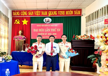 Chi bộ Viện KSND huyện Lộc Ninh tổ chức thành công Đại hội Chi bộ lần thứ XV nhiệm kỳ 2025-2030