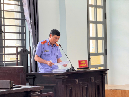 Viện kiểm sát nhân dân khu vực 14 – Đồng Nai phối hợp tổ chức phiên tòa rút kinh nghiệm trực tuyến vụ án hình sự