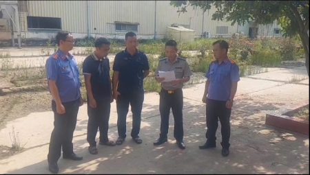 Viện kiểm sát nhân dân khu vực 1 – Đồng Nai tham gia kiểm sát việc cưỡng chế kê biên tài sản của người phải thi hành án tại phường Phước Tân, thành phố Đồng Nai