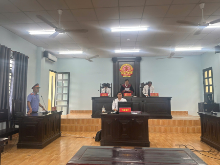 Viện kiểm sát nhân dân khu vực 14 - Đồng Nai phối hợp với Tòa án nhân dân khu vực 14 - Đồng Nai tổ chức phiên tòa trực tuyến rút kinh nghiệm