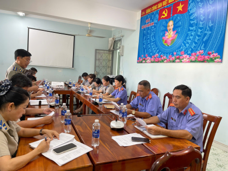 Viện kiểm sát nhân dân khu vực 3 – Đồng Nai phúc tra Kết luận kiểm sát trực tiếp tại Phòng thi hành án dân sự Khu vực 3 – Đồng Nai