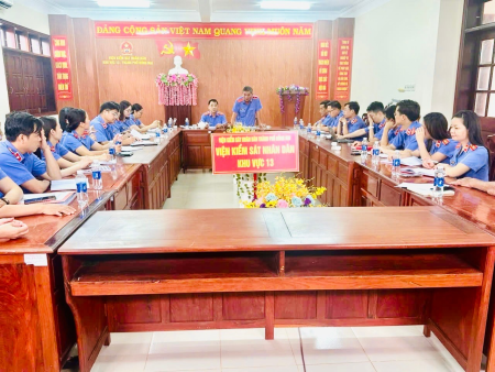 VKSND TP Đồng Nai kiểm tra toàn diện công tác chuyên môn, nghiệp vụ  tại VKSND khu vực 13, TP Đồng Nai