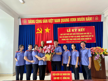 Viện KSND khu vực 12 – Đồng Nai chúc mừng ngày Phụ nữ Việt Nam 20/10