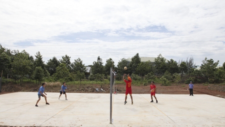 hình buổi thi đấu