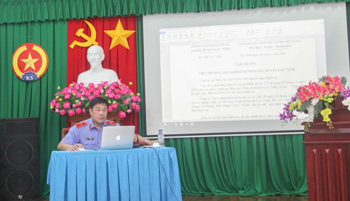 Hội nghị rút kinh nghiệm xây dựng cáo trạng