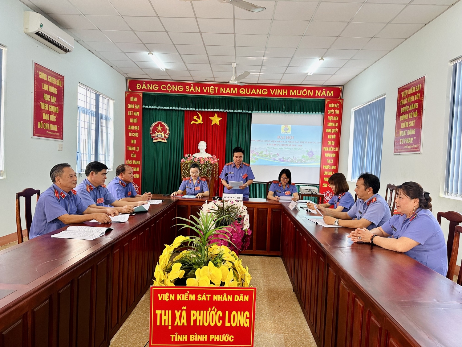 Công đoàn cơ sở Viện kiểm sát nhân dân thị xã Phước Long tổ chức thành công Đại hội lần thứ IV, nhiệm kỳ 2023-2028