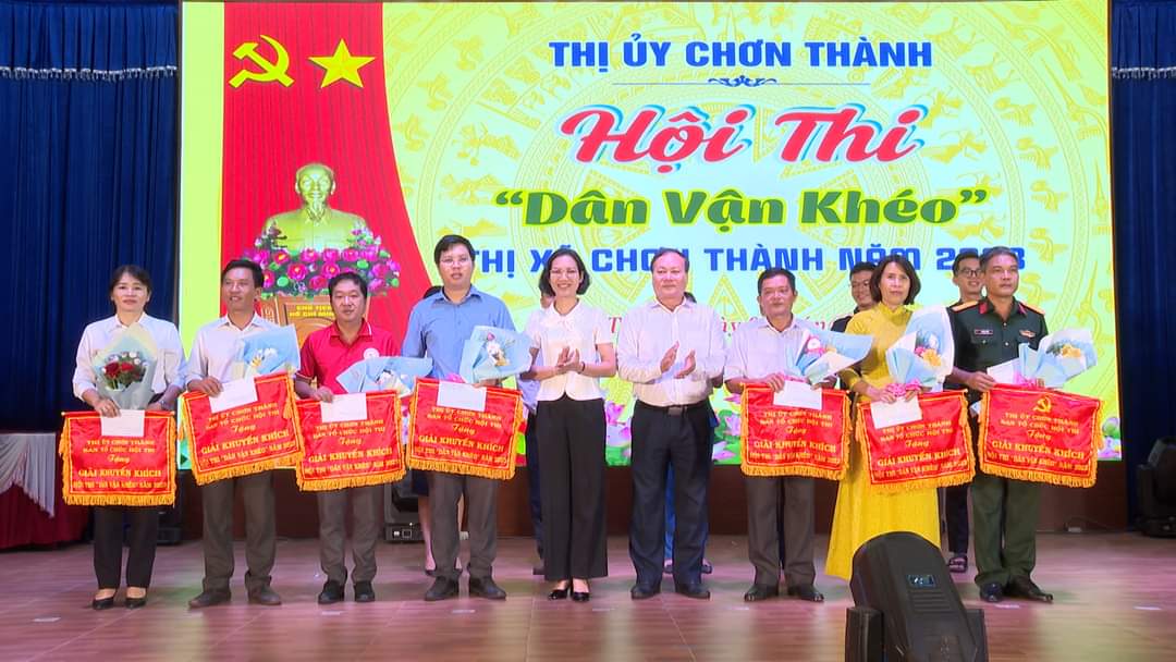 Viện ksnd thị xã Chơn Thành tham gia hội thi “dân vận khéo” năm 2023 do thị ủy chơn thành tổ chức