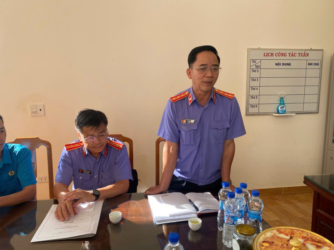 VKSND huyện Bù Gia Mập trực tiếp kiểm sát việc thi hành án treo, cải tạo không giam giữ tại Ủy ban nhân dân xã Phú Nghĩa, huyện Bù Gia Mập