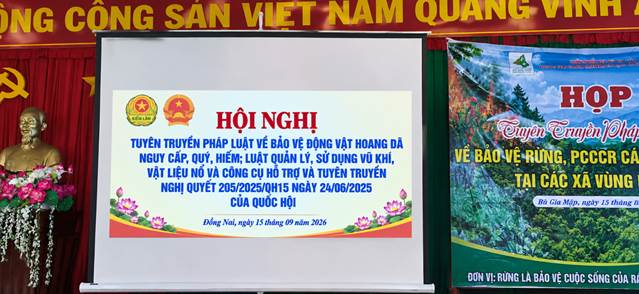 VKSND Khu vực 13, thành phố Đồng Nai đẩy mạnh tuyên truyền pháp luật về bảo vệ động vật hoang dã, nguy cấp, quý, hiếm; bảo vệ người yếu thế, phòng ngừa vi phạm về vũ khí quân dụng