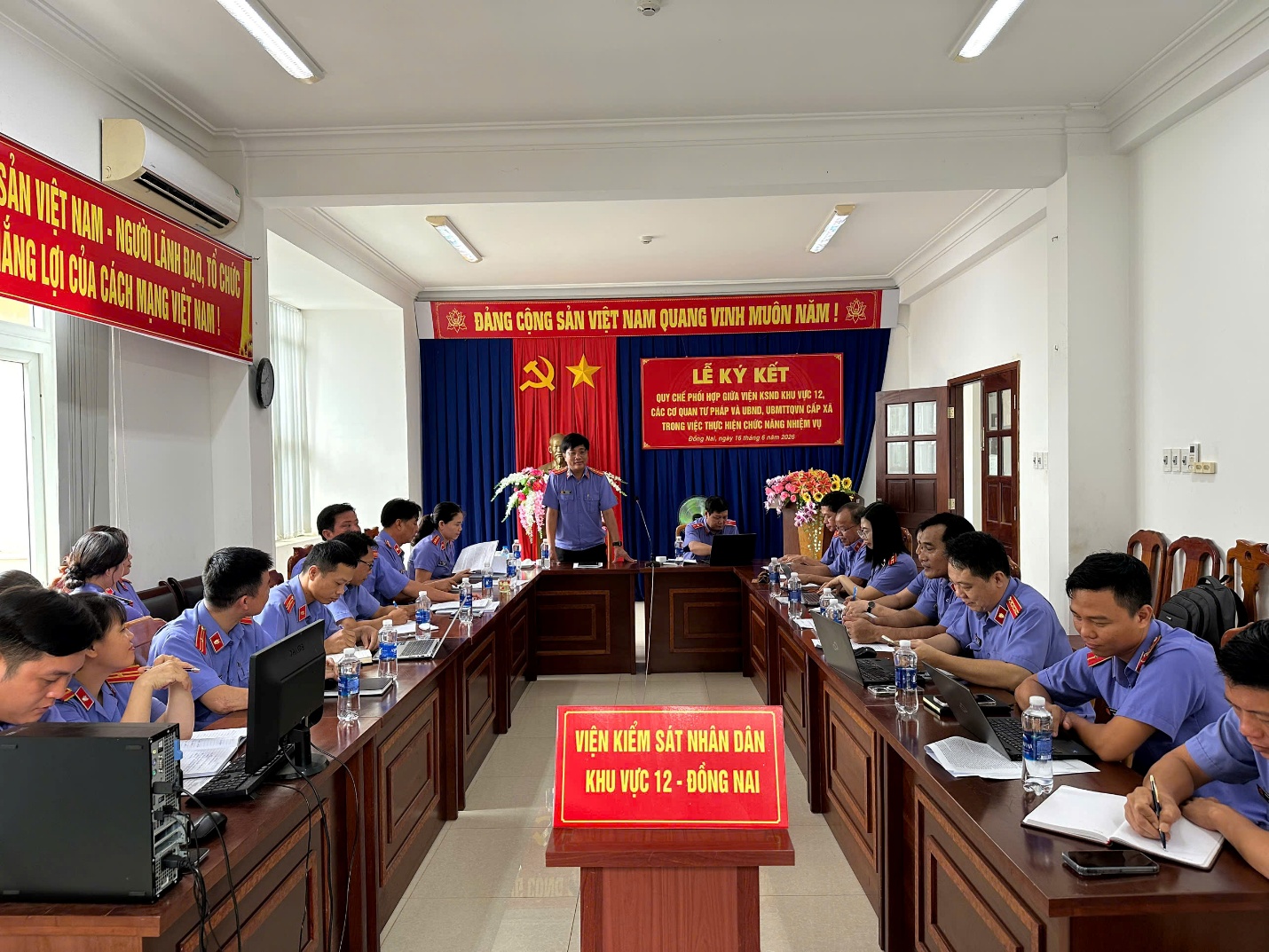 VKSND thành phố Đồng Nai kiểm tra toàn diện việc thực hiện nhiệm vụ công tác năm 2026 tại VKSND Khu vực 12 – Đồng Nai