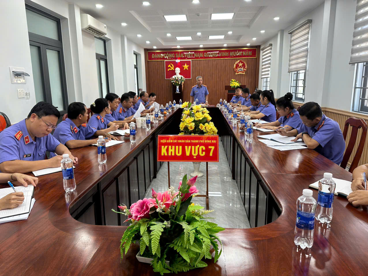 Viện kiểm sát nhân dân khu vực 7 đón đoàn kiểm tra thực hiện công tác năm 2026