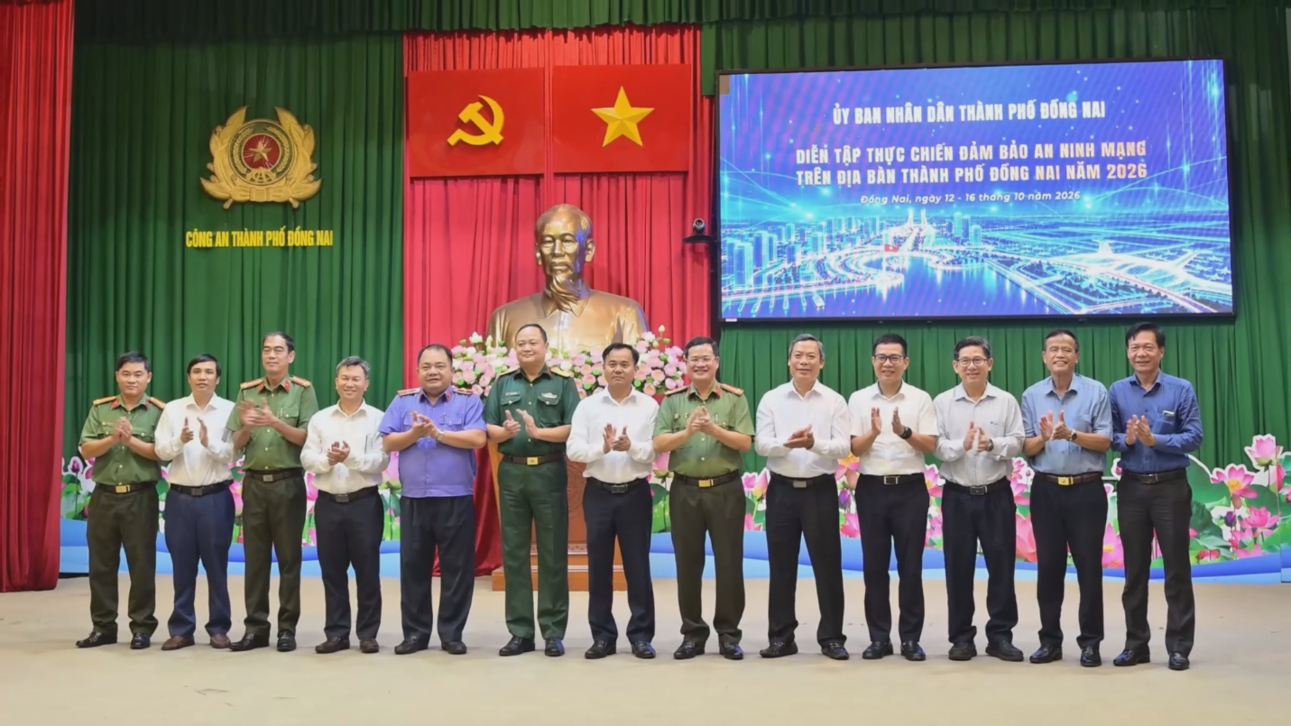 Viện kiểm sát nhân dân thành phố Đồng Nai đoạt giải khuyến khích trong cuộc thi Diễn tập mô phỏng bảo đảm an ninh mạng