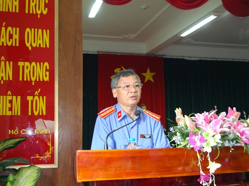 Viện kiểm sát nhân dân tỉnh Đồng Nai tổ chức hội nghị sơ kết công tác kiếm sát 6 tháng đầu năm 2013.