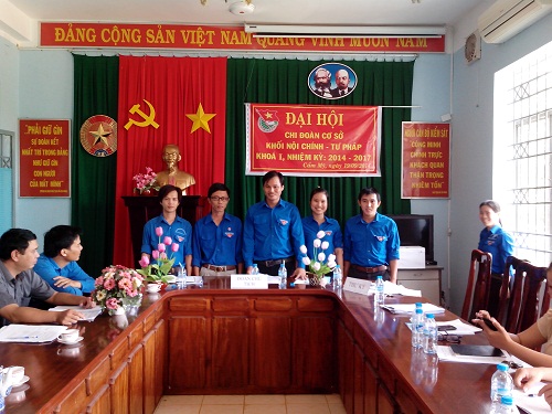 Viện kiểm sát nhân dân huyện Cẩm Mỹ chủ trì Đại hội Chi đoàn khối Nội Chính – Tư pháp nhiệm kỳ 2014 – 2017.