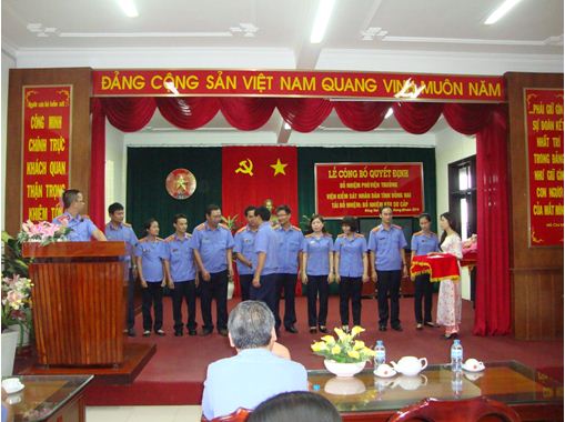 Lễ công bố các Quyết định: Bổ nhiệm Phó viện trưởng VKSND tỉnh Đồng Nai; bổ nhiệm, tái bổ nhiệm kiểm sát sơ cấp.