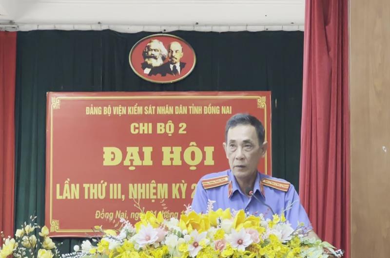 Chi bộ 2 – Đảng bộ Viện kiểm sát nhân dân tỉnh Đồng Nai tổ chức thành công Đại hội lần thứ III, nhiệm kỳ 2025 – 2027