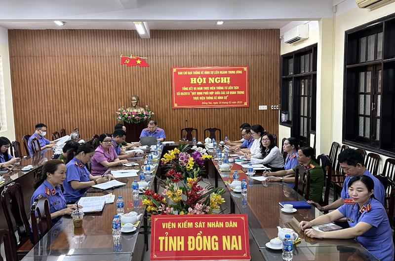 Viện kiểm sát nhân dân tỉnh Đồng Nai tham dự Hội nghị Tổng kết 05 năm thực hiện Thông tư liên tịch số 05/2018