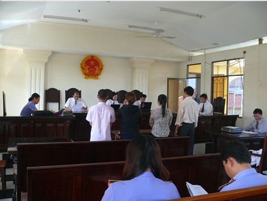 PHÒNG 9 - VIỆN KSND TỈNH PHỐI HỢP TỔ CHỨC PHIÊN TÒA RÚT KINH NGHIỆM