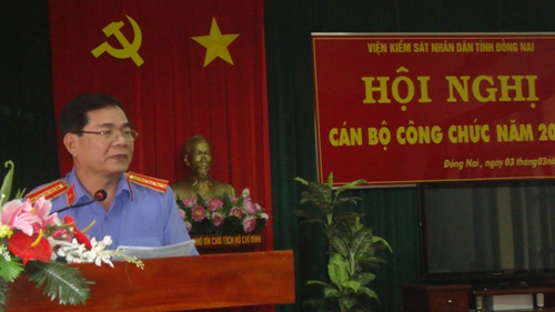 Viện kiểm sát nhân dân tỉnh tổ chức Hội nghị CBCC năm 2015