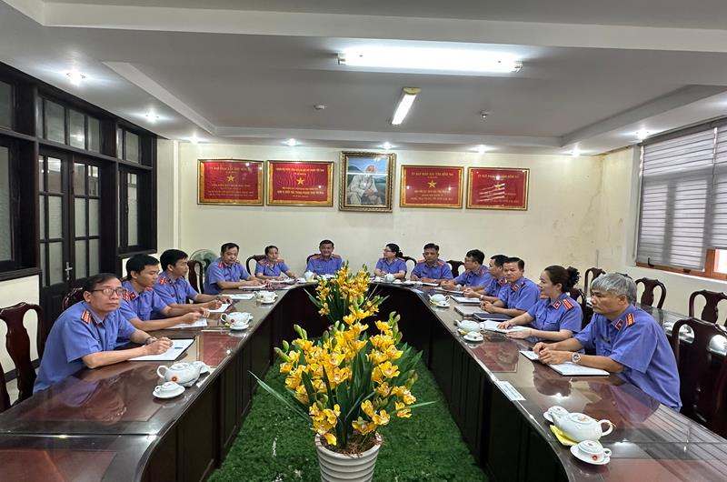 Ban Chỉ đạo công tác tuyên truyền và Ban Biên tập quản lý hoạt động Trang thông tin điện tử Viện kiểm sát nhân dân tỉnh Đồng Nai họp phiên thứ nhất