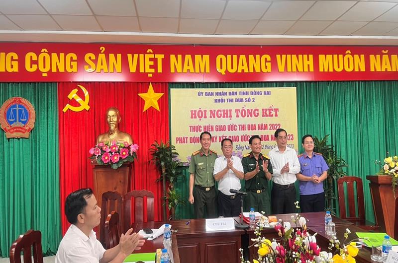 KHỐI THI ĐUA SỐ 2 TỔNG KẾT THỰC HIỆN GIAO ƯỚC THI ĐUA NĂM 2022 VÀ PHÁT ĐỘNG KÝ KẾT GIAO ƯỚC THI ĐUA NĂM 2023