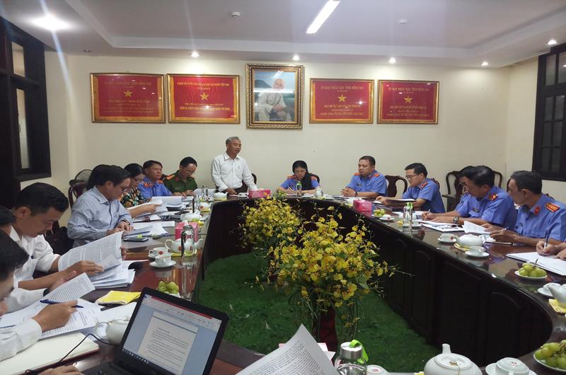 ĐOÀN KIỂM TRA TỈNH ỦY KIỂM TRA CÔNG TÁC TẠI BAN CÁN SỰ ĐẢNG VIỆN KIỂM SÁT NHÂN DÂN TỈNH ĐỒNG NAI