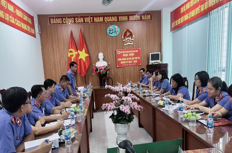 Kết quả thanh tra việc chấp hành pháp luật, quy định của ngành trong công tác quản lý, chỉ đạo điều hành, việc quản lý, sử dụng tài chính công, tài sản công tại VKSND huyện Long Thành