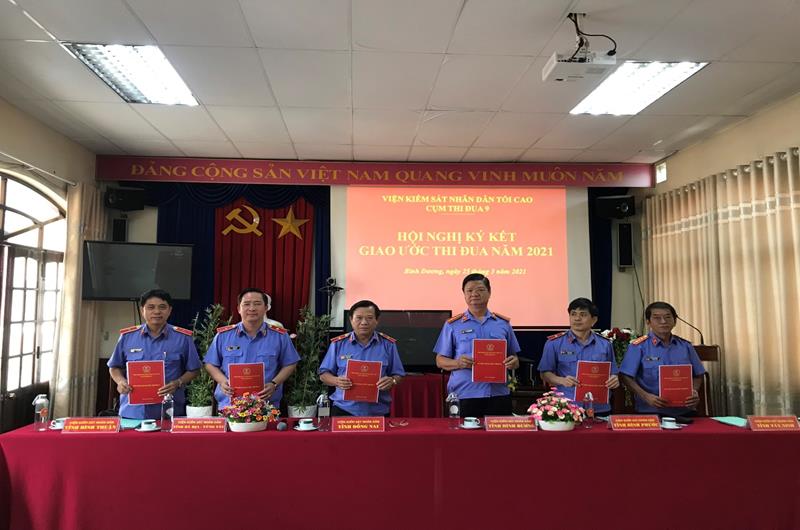 Cụm thi đua số 9 ký kết giao ước và phát động phong trào thi đua