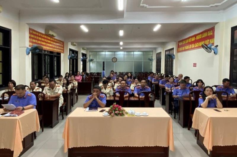 Viện kiểm sát nhân dân tỉnh Đồng Nai tổ chức Lễ công bố và trao quyết định bổ nhiệm Kiểm sát viên trung cấp, Kiểm tra viên chính và Kiểm sát viên sơ cấp