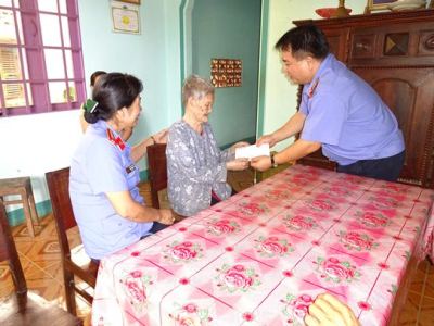 Thăm hỏi và phụng dưỡng Mẹ Việt Nam anh hùng
